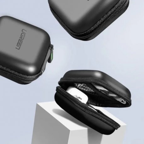 Чехол для наушников Ugreen LP128 Earphone Carrying Case Black (9494)