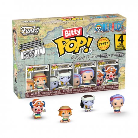 Набір ігрових фігурок Bitty POP! One Piece - Nami (4 фігурки) (86893)