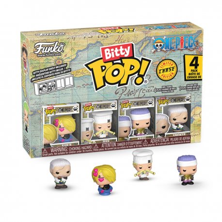 Набор игровых фигурок Bitty POP! One Piece - Sanji (4 фигурки) (86894)