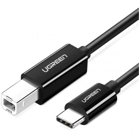 Кабель Ugreen US241 USB Type-C - USB Type-B 1 m Black (90403477)