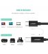 Кабель Ugreen US241 USB Type-C - USB Type-B 1 m Black (9693)