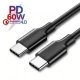 Кабель Ugreen US287 USB-A 2.0 - USB Type-C 1.5 m Black (5168)