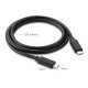 Кабель Ugreen US287 USB-A 2.0 - USB Type-C 1.5 m Black (5168)