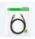 Кабель Ugreen US261 USB Type-C - USB Type-C Aluminum Shell 2 m Gray Black (5174)