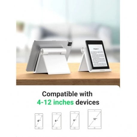 Підставка для смартфона Ugreen LP106 Adjustable Portable Stand Multi-Angle White (10108)
