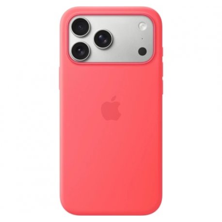 Чехол Apple Silicone Case iPhone 17 Pro Max с MagSafe Bright Guava (MHW64)