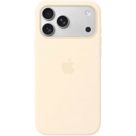 Чохол Apple Silicone Case iPhone 17 Pro Max with MagSafe Vanilla (MHW54)