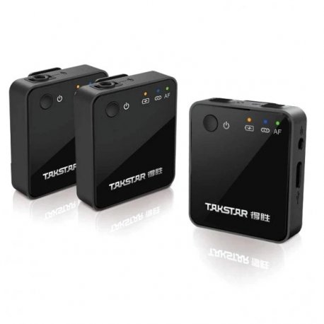 Микрофон Takstar V1 Dual Wireless Video Microphone для Apple (90403011)