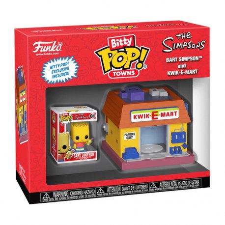 Набор игровых фигурок Bitty Pop! Simpsons - Bart Simpson and Quickie Mart (83684)