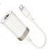 Переходник Hoco UA41B Crystal Type-C to RJ45 Apricot