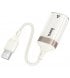 Перехідник Hoco UA41 Crystal USB to RJ45 Apricot