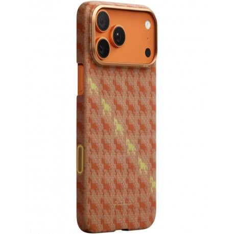 Чехол Pitaka Ultra-Slim Happiness Rides PitaTap для iPhone 17 Pro Max Amber (HR1701PM)