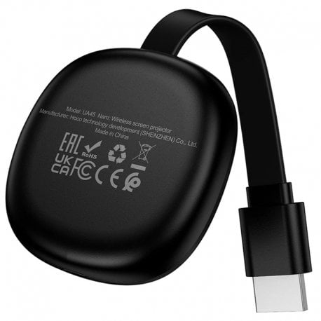 Адаптер Hoco UA45 HDMI Screen Mirroring Device Black