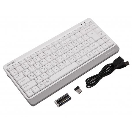 Бездротова клавіатура ігрова A4Tech FBK11 White (FBK11 White)