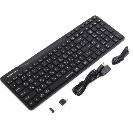 Бездротова клавіатура A4Tech FBK27C AS Black (FBK27C AS Black)