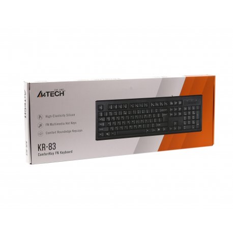 Клавіатура A4tech KR-83 Black (KR-83 USB Black)