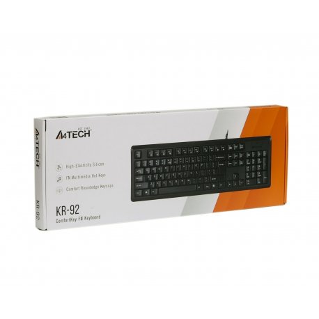 Клавиатура A4Tech KR-92 Black (KR-92 USB Black)
