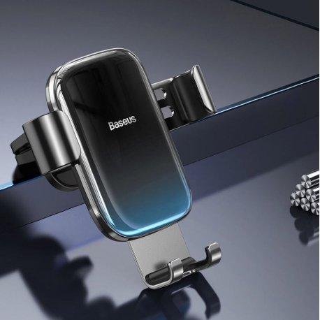 Автодержатель Baseus Glaze Cravity Car Mount Black (SUYL-LG01)
