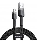 Кабель Baseus Cafule Cable USB to MicroUSB (2m) Black (CAMKLF-CG1)