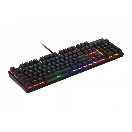 Клавиатура игровая Hator Icefall Mecha Rainbow Red Switch Black (HTK104UA)