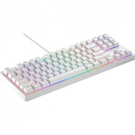 Клавіатура ігрова Hator Rockfall 2 Mecha TKL Orange Switch White (HTK-521)