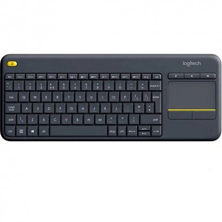 Бездротова Клавіатура Logitech K400 Plus Touch Black UA (920-007145)