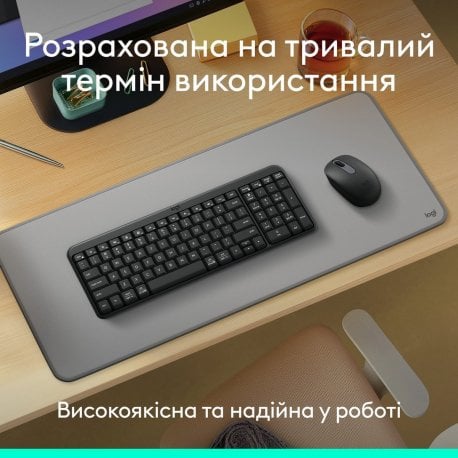 Бездротова клавіатура Logitech K250 Graphite (920-013822)
