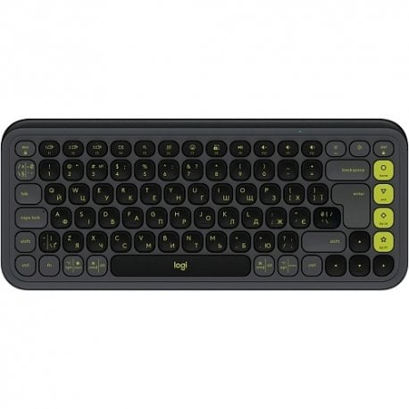 Бездротова клавіатура Logitech POP Icon Keys Graphite (920-013157)