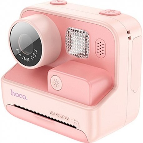 Дитячий фотоапарат миттєвого друку Hoco DV200 Pink