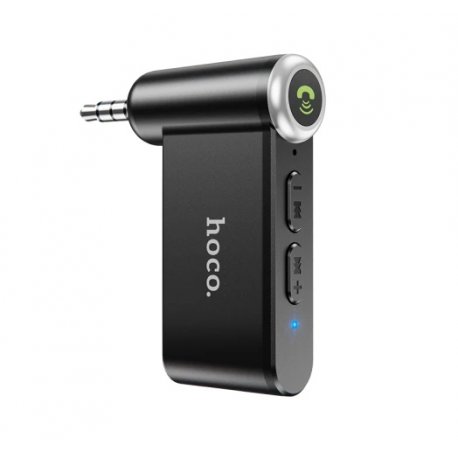 Адаптер Bluetooth Hoco E58 бездротовий FM-модулятор AUX Black