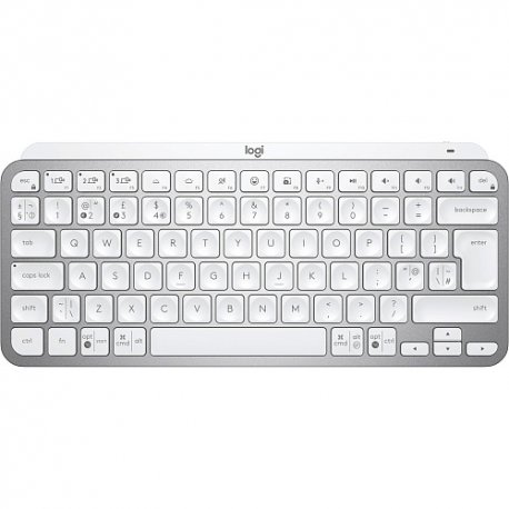 Бездротова клавiатура Logitech MX Keys Mini Illuminated Pale Grey (920-010499)
