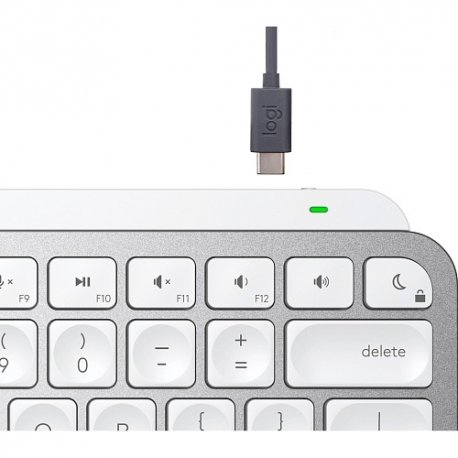 Бездротова клавiатура Logitech MX Keys Mini Wireless Illuminated Pale Grey (920-010499)