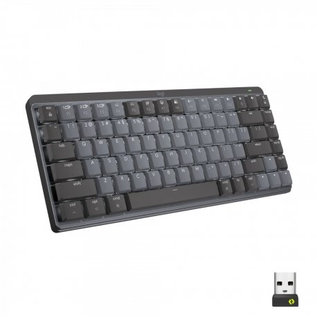 Бездротова клавіатура Logitech MX Mechanical Mini Illuminated Graphite (920-010782)