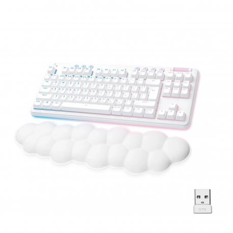 Бездротова клавіатура ігрова Logitech G715 Linear Red Switch White (920-010692)