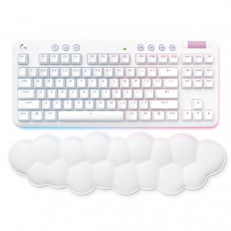 Бездротова клавіатура ігрова Logitech G715 Tactile Brown Switch White (920-010465)