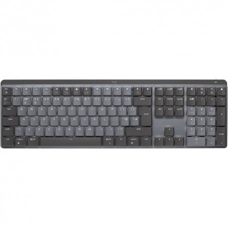 Бездротова клавіатура ігрова Logitech MX Mechanical Brown Switch Tactile Graphite (920-010757)