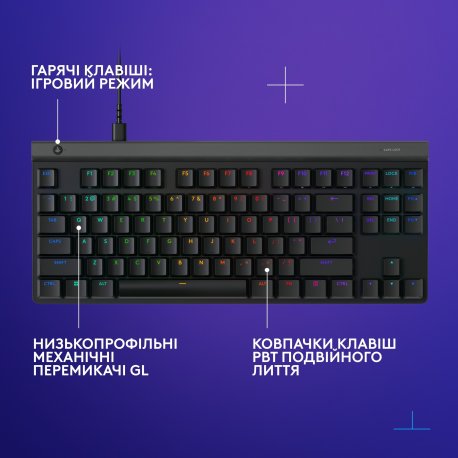 Клавиатура игровая Logitech G515 TKL Black (920-012872)