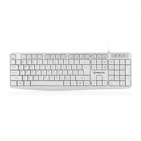 Клавиатура REAL-EL RK-513 White (EL123100047)