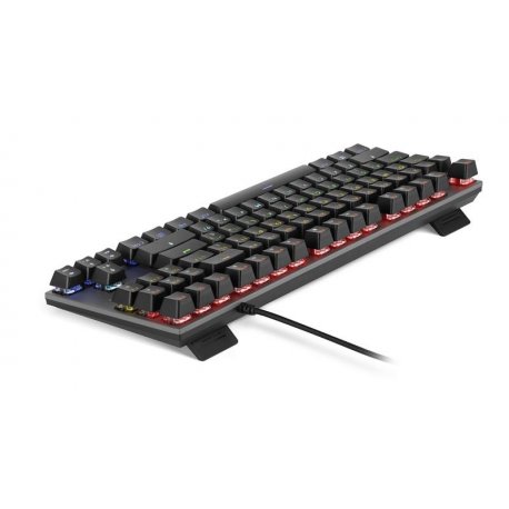 Клавиатура игровая REAL-EL M 05 Blue Switch Grey (EL123100044)