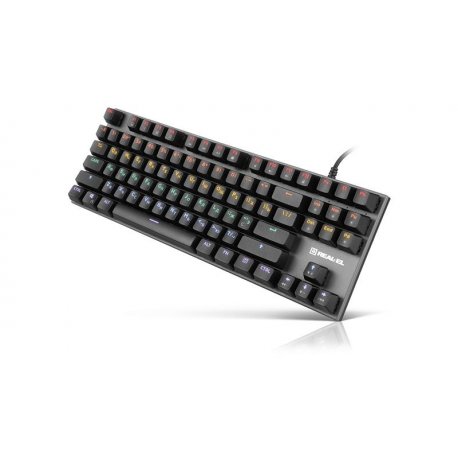 Клавиатура игровая REAL-EL M 05 Blue Switch Grey (EL123100044)