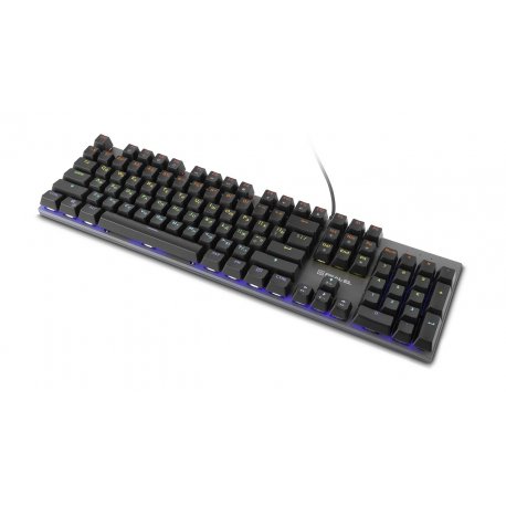 Клавиатура игровая REAL-EL M 13 Blue Switch Grey (EL123100045)