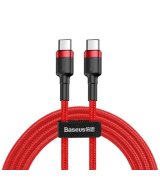 Кабель Baseus Cafule Type-C - Type-C (1м) Red (CATKLF-G09)