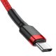 Кабель Baseus Cafule Type-C - Type-C (1м) Red (CATKLF-G09) Кабель Baseus Cafule Type-C - Type-C (1м) Red (CATKLF-G09)