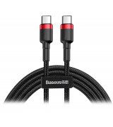 Кабель Baseus Cafule Type-C - Type-C (2м) Red/Black (CATKLF-H91)