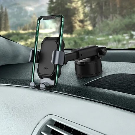 Автодержатель Baseus Tank gravity car mount holder with suction base Tarnish Black (SUYL-TK01)