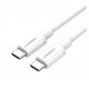 Кабель Ugreen US264 USB Type-C to USB Type-C 60W (2m) White (60520) Кабель Ugreen US264 USB Type-C to USB Type-C 60W (2m) White (60520)