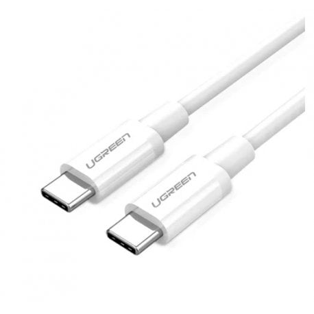 Кабель Ugreen US264 USB Type-C to USB Type-C 60W (2m) White (60520)