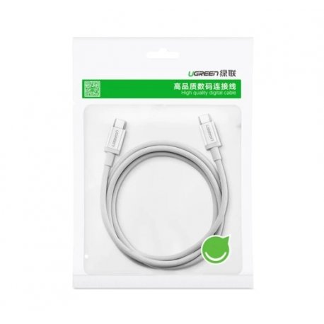 Кабель Ugreen US264 USB Type-C to USB Type-C 60W (2m) White (60520)