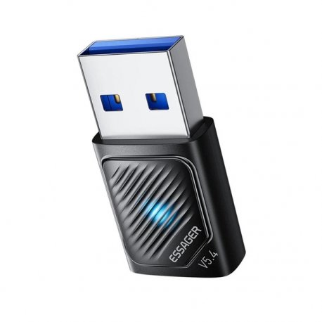 Бездротовий Bluetooth адаптер Essager Freedom 5.4 Black (EBT54-JH01-P)