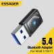 Бездротовий Bluetooth адаптер Essager Freedom 5.4 Black (EBT54-JH01-P)
